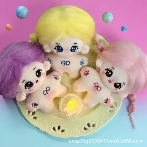 10 cm Kawaii Mini Sjöstjärna Idol Docka Plyschstjärna Bomullsdockor Astral Body Gosedjur Leksaker Plyschleksaker Fans Present 12 best sales bomullsdocka - №6