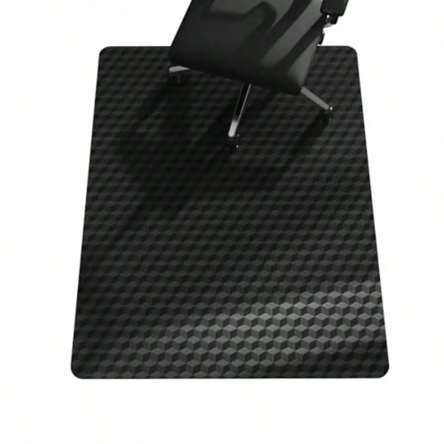 

Chair Mat for Carpet 30" x 48" Office Chair Mat for Carpeted Floors Heavy Duty Vinyl Floor Mat with Grips Non-Slip Carpeted F