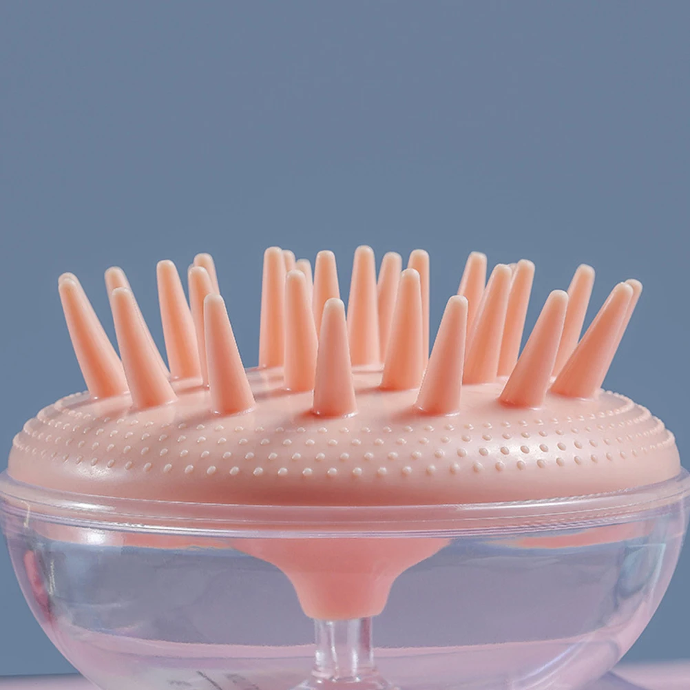 

4 Pcs Silicone Shampoo Comb Hair Massage Brush Scalp Scrubber Washing Massager Sculp Head Handheld Hairbrush