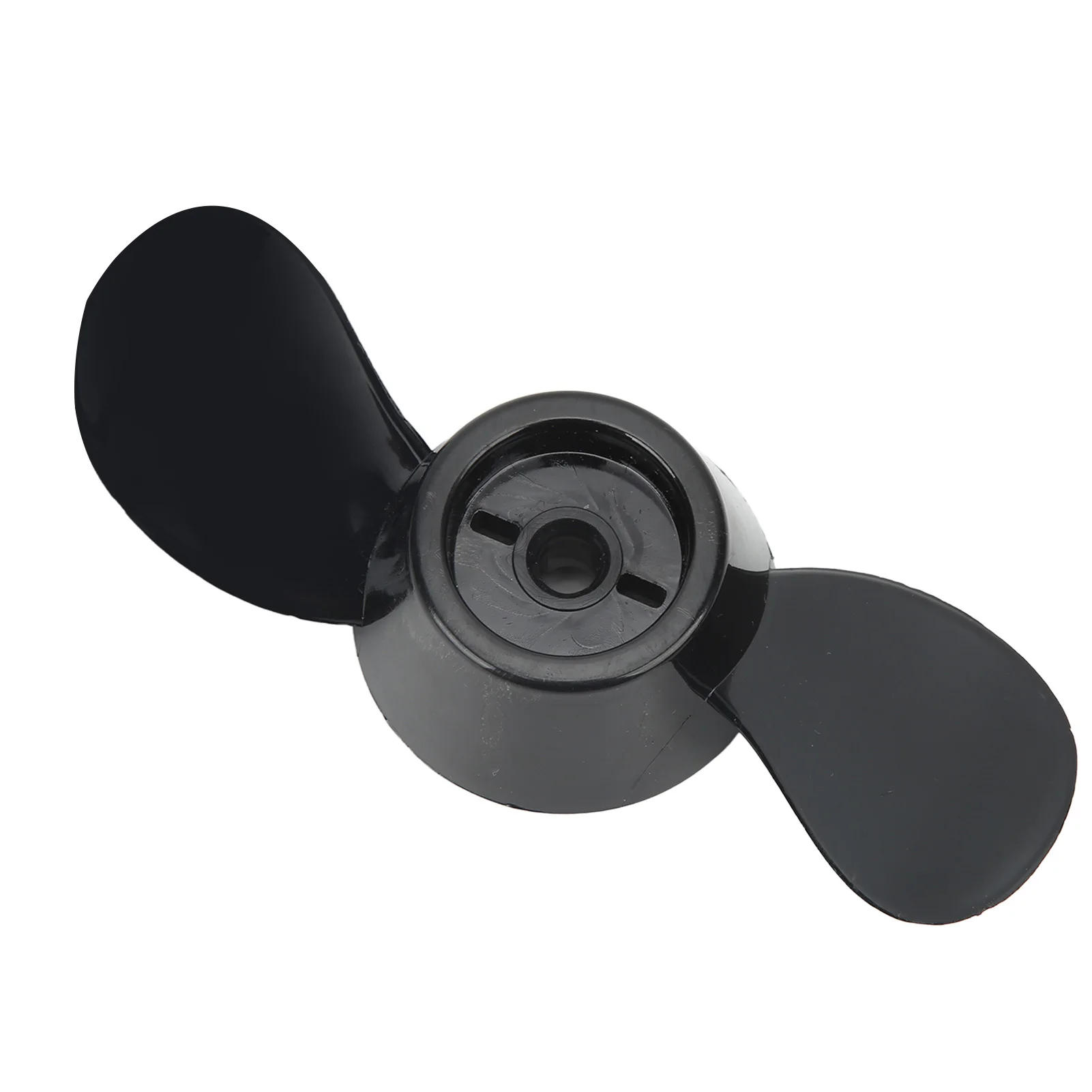 

2-лопастной пропеллер, подвесной пропеллер, утолщенный пластик, 2-лопастной сменный пропеллер для двигателей 12 В 24 В, черный