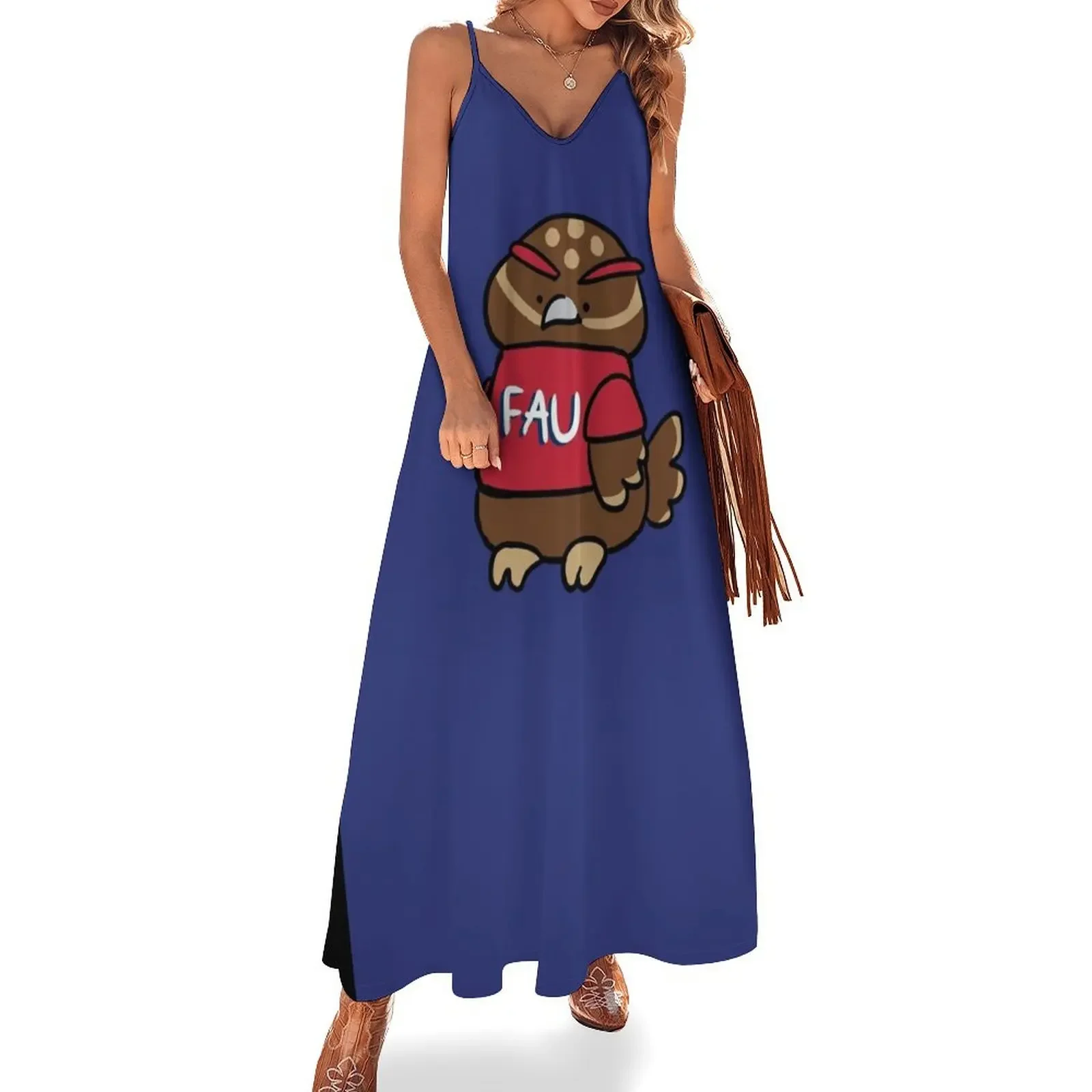 

Owlsley the Owl - Florida Atlantic University Sleeveless Dress summer dresses ceremony dresses Dress women