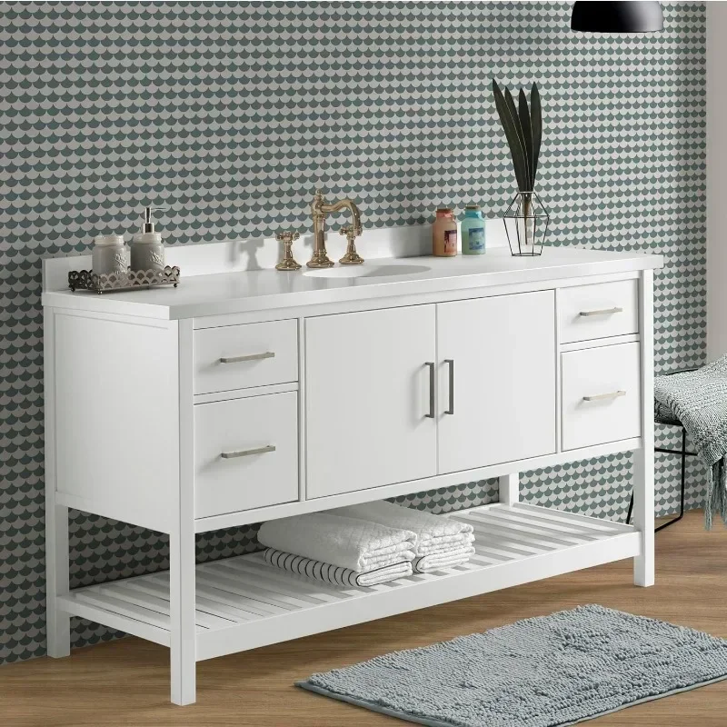 Wide Dressing Table, Height Adjustable, Easy To Install