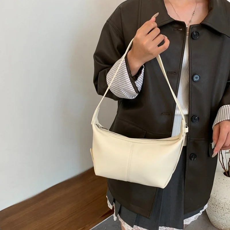 

Elegant Crossbody Handbag High End Leather Classic Designer Paris Style Women Luxury Tote Bag Casual Simple Fashion Bag