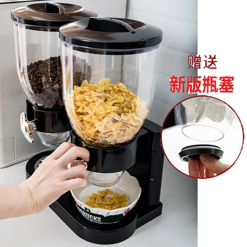 Self service cereal machine, oat grain distributor, five grains, miscellaneous grains, candy storage tank, kitchen storage box