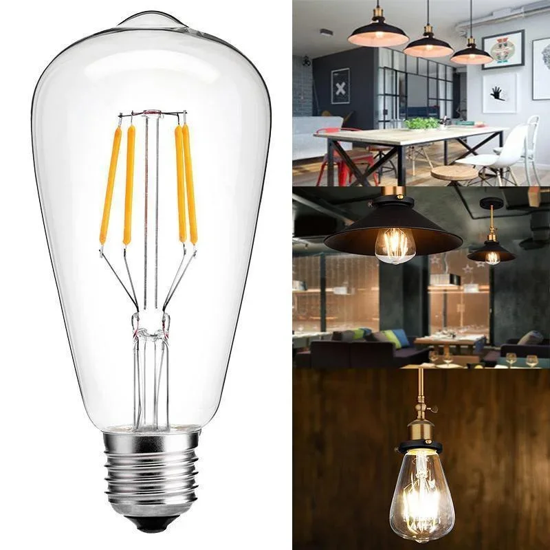 

Vintage Pacifier Bulb Edison Bulbs E27 220V ST64 Incandescent Bulbs 4W Filament Retro Edison Light For Pendant Lamp