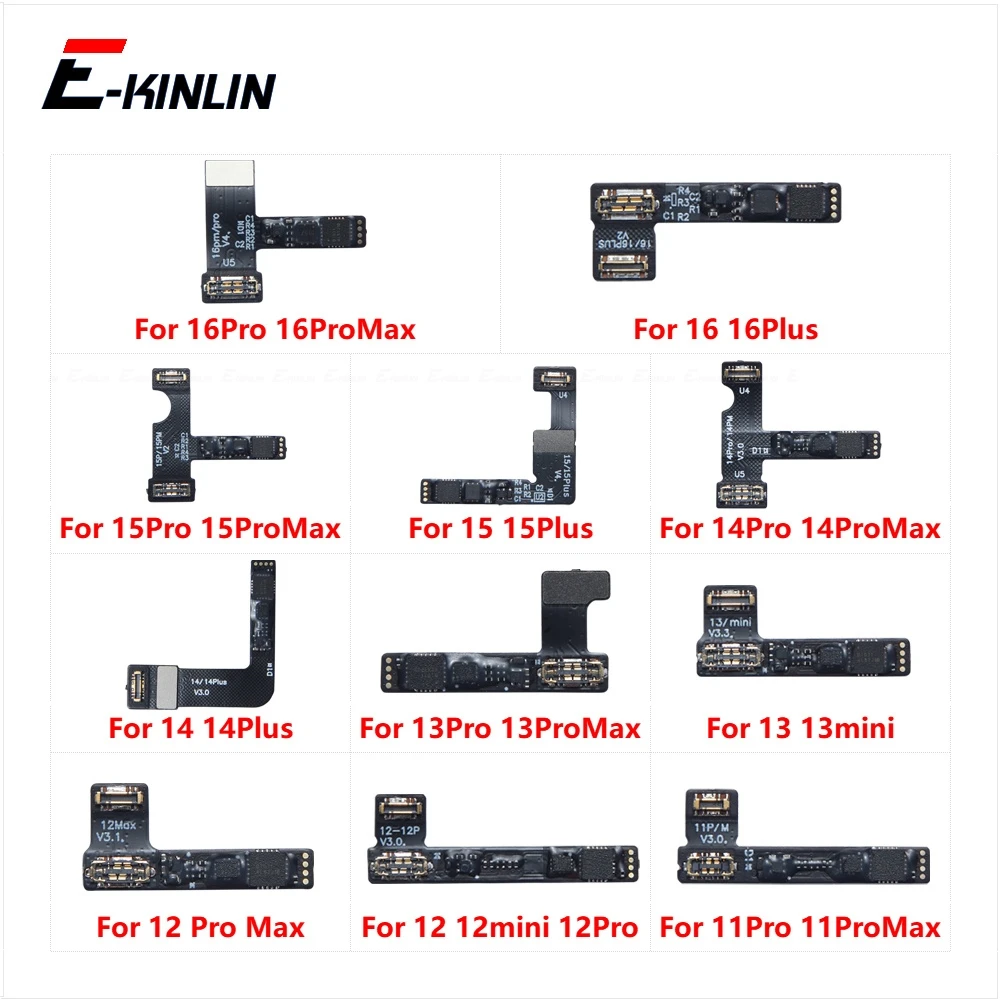 JCID Battery Repair Flex For iPhone 11 12 13 14 15 Pro Max Remove Warning Battery External Flex Cable Replacement Parts