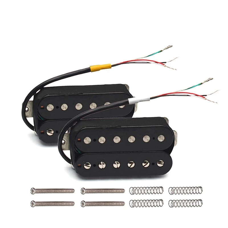 

2Pcs Electric Guitar Pickups Set 5 Double Coil Humbucker Electric Guitar Pickup Neck +Bridge Pickup