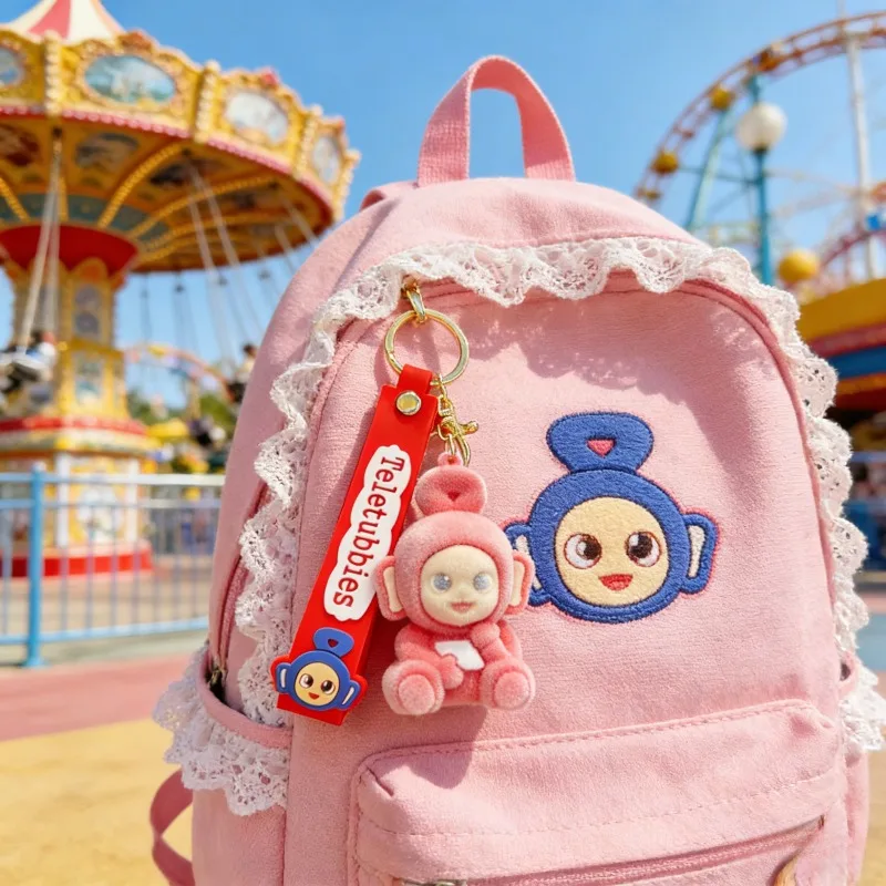 

Мультяшная серия телепузиков, кукла, брелок, кулон, креативный изысканный милый рюкзак, брелок, подарки на день рождения