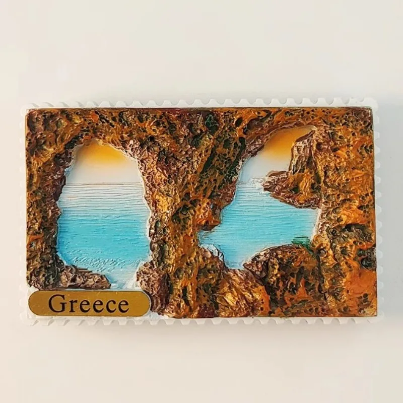 Greece Chalkidiki Fridge Stickers Hios Paralia Khalkidhiki Tinos Souvenirs Mykonos Island Kleftiko Beach Skopelos Fridge Magnets