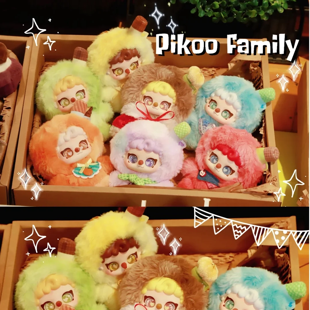 

Pikoo Pupu фрукты серии слепая коробка кукла игрушка рюкзак кулон милый мультфильм креативный настольный орнамент загадочная коробка подарок-сюрприз