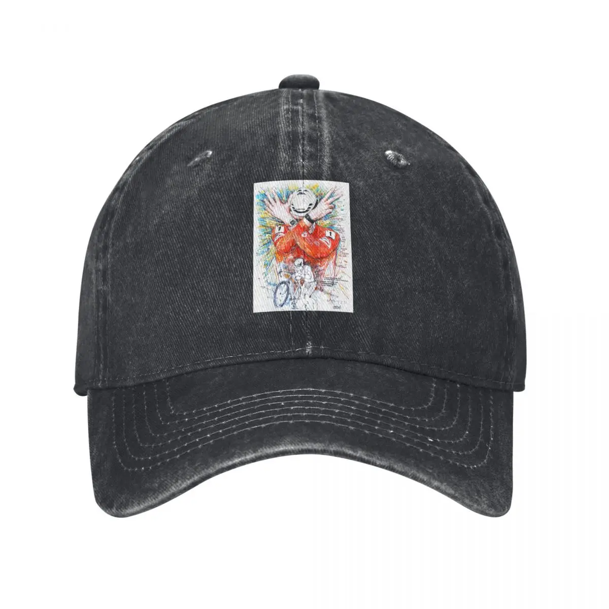 Mathieu Van Der Poel Cyclist MVDP Dutch Cyclist CollegeBaseball Caps Snapback Washed Denim Hats Outdoor  Baseball Cowboy Hat
