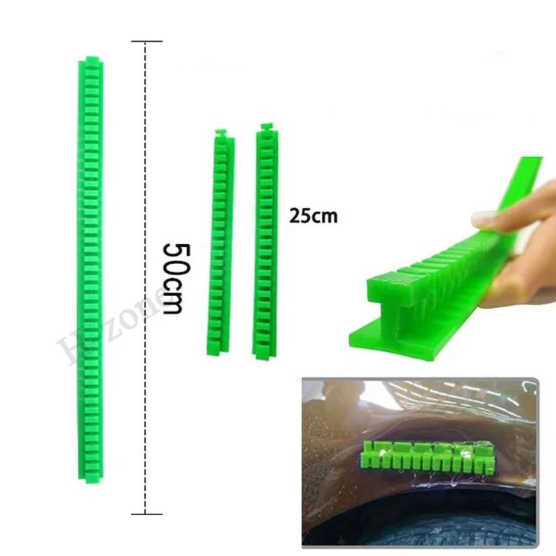 Green 50 cm Long Wedge Glue Tabs  for Big and Long Dent  Tools Car Paintless Dent Repair Tool Auto Dent Tool Kit Super Glue Tabs