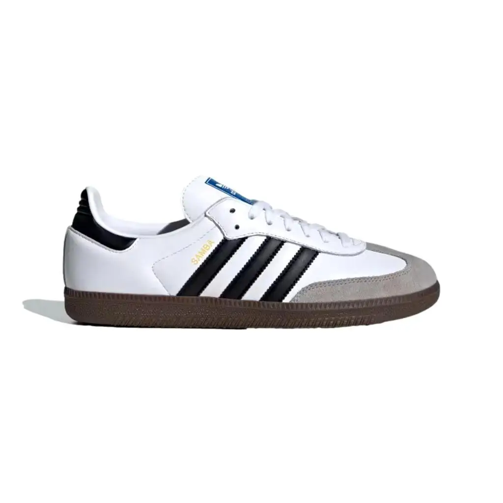 Adidas-Samba OG سحابة بيضاء النواة الجرانيت الأسود الشفاف للرجال ، B75806