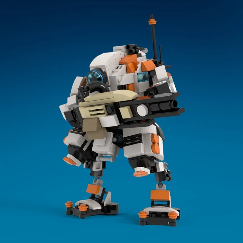 

450PCS MOC Titanfalles2 Tone Titanes Model, Poseable Mecha DIY Educational Building Blocks Toy for Kids Birthday Gift