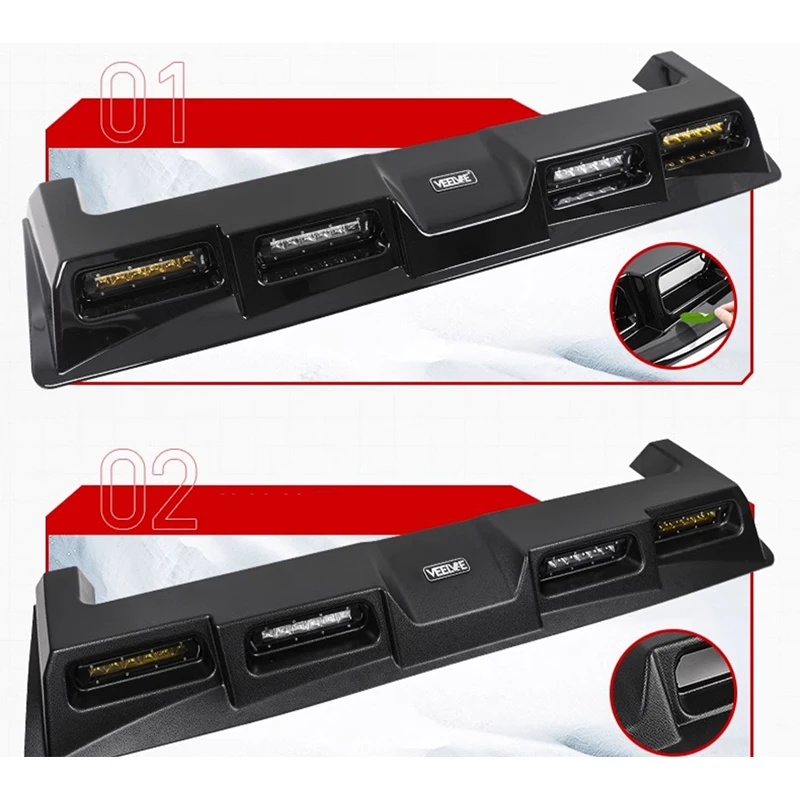 For Great Wall Tank 300 400 Four Eye Spoiler Spotlight Modification Tank 500 700 LED Roof Searchlight Off Road Accessories