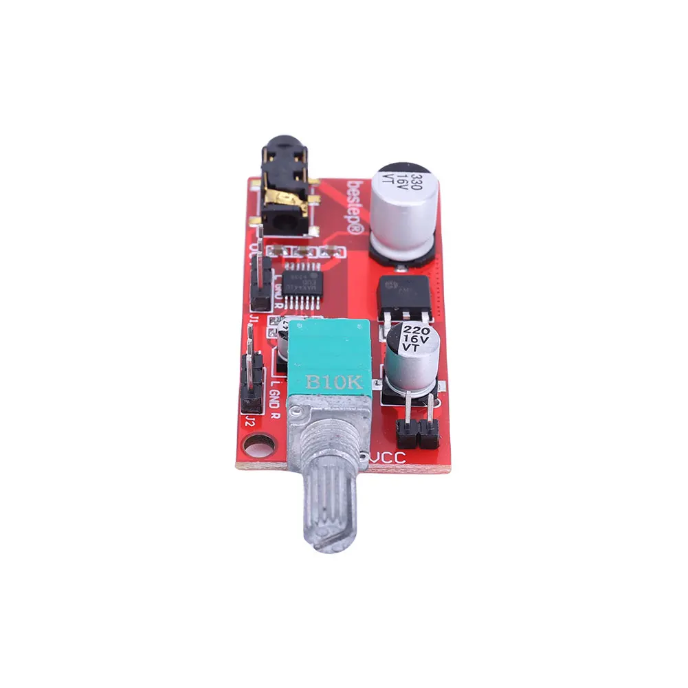 MAX4410 Headset Amplifier Low Power Headphone Amplifier Board DC 3-12V Miniature Earphone Amplifier Module Power Preamplifier