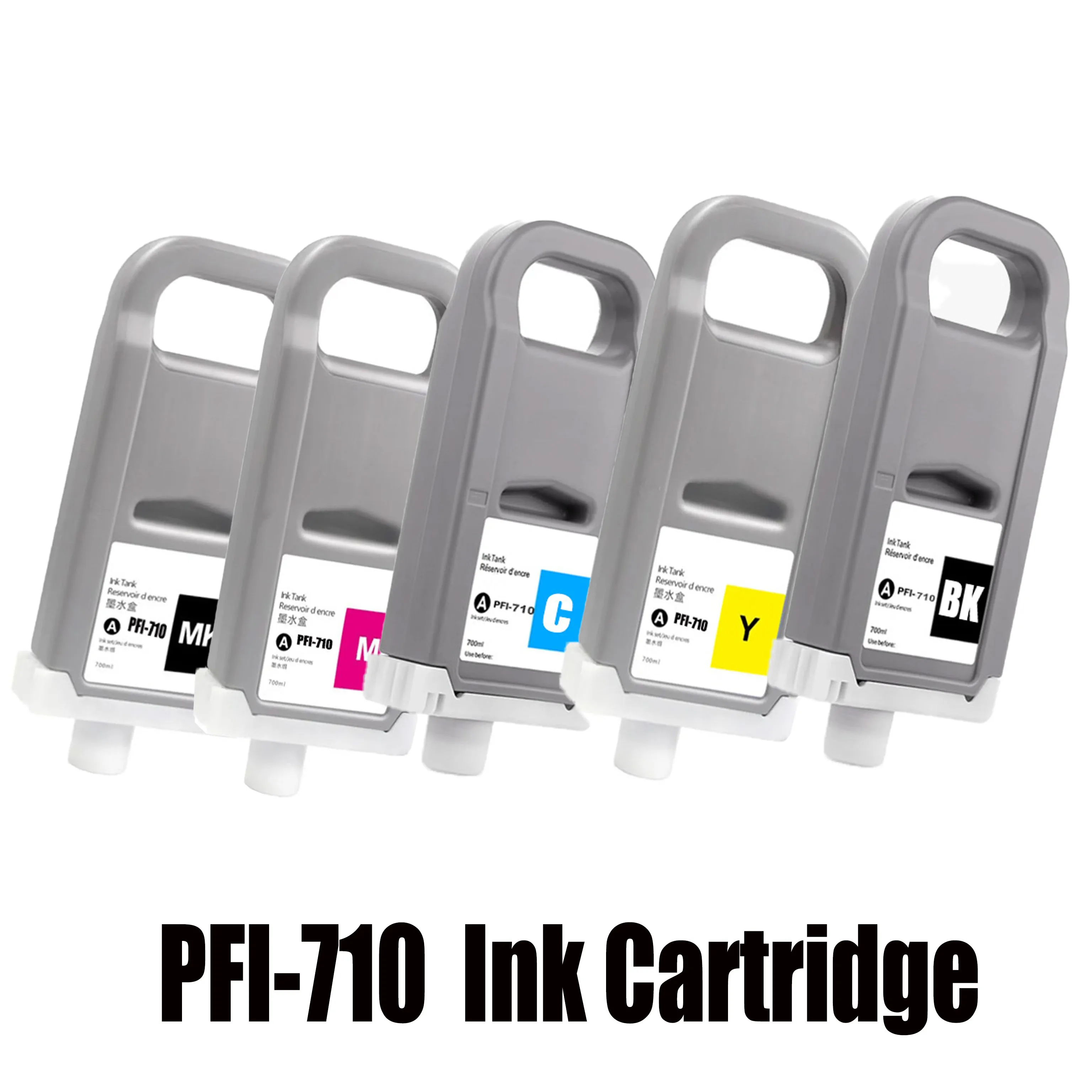 700ML Compatible Ink Cartridge PFI710 PFI-710 for Canon 710 TX2000 TX3000 TX4000 Printer - Replacement Cartridge