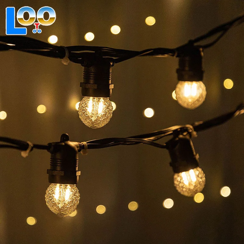 Led Bulb E27 220V E26 110V Spiral Soft Filament Light Bulb 1W Warm White Yellow Indoor Chandelier Tube Globe Decorative Bulbs