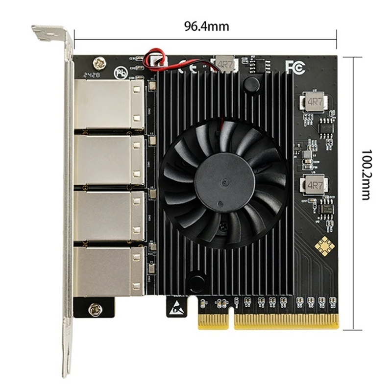 Smart-PCIE X8 Portas Gigabit Ethernet Controlador Cartão 1X 1000Mbps NIC RTL8111H Chips Para Desktop Controle de Câmera Industrial