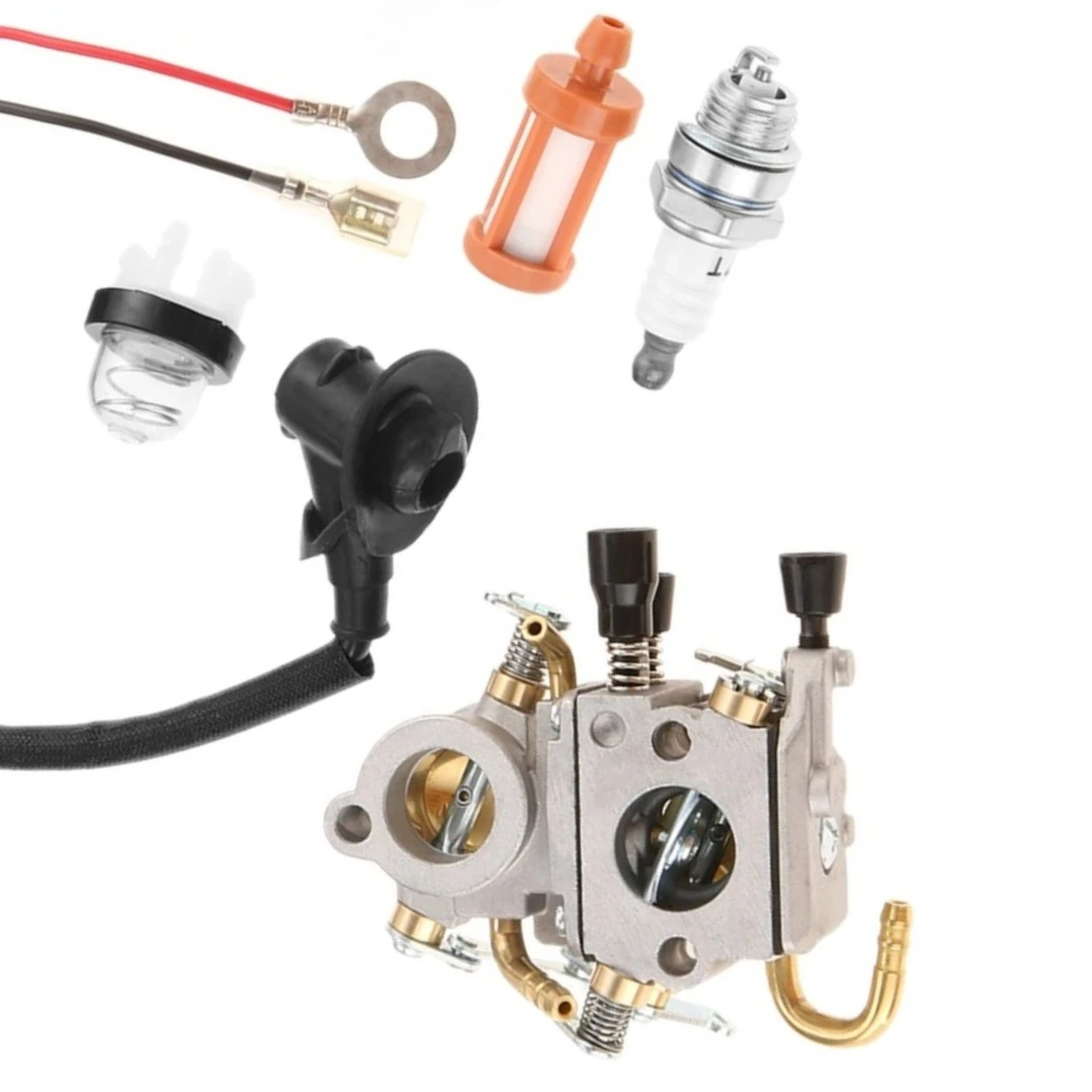 

Carburetor Kit Fitment With Gasket Fuel Filter 1Set 4238 120 0600 For Zama C1Q-S118 Stihl TS410 TS420 Carburetor Accessory Parts