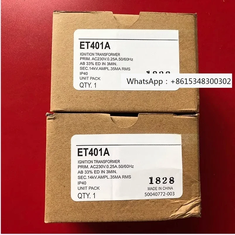 

Ig-nition transformer ET401A ET401