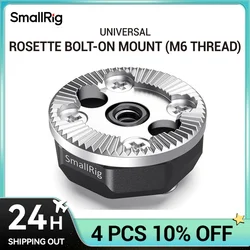 SmallRig Arri Standard Rosette Bolt-On Mount (M6 Thread) for Rosette Side Handle Monitor Holder Attach 2804