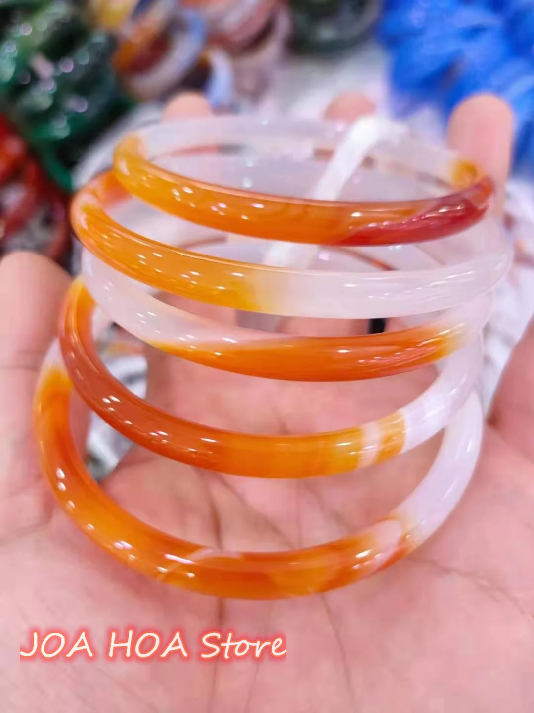 Original Ecology Natural Color Jadeite Handring High Quality Jade Bangle Exquisite Bracelet HAND-hewelry Fine Jewelry