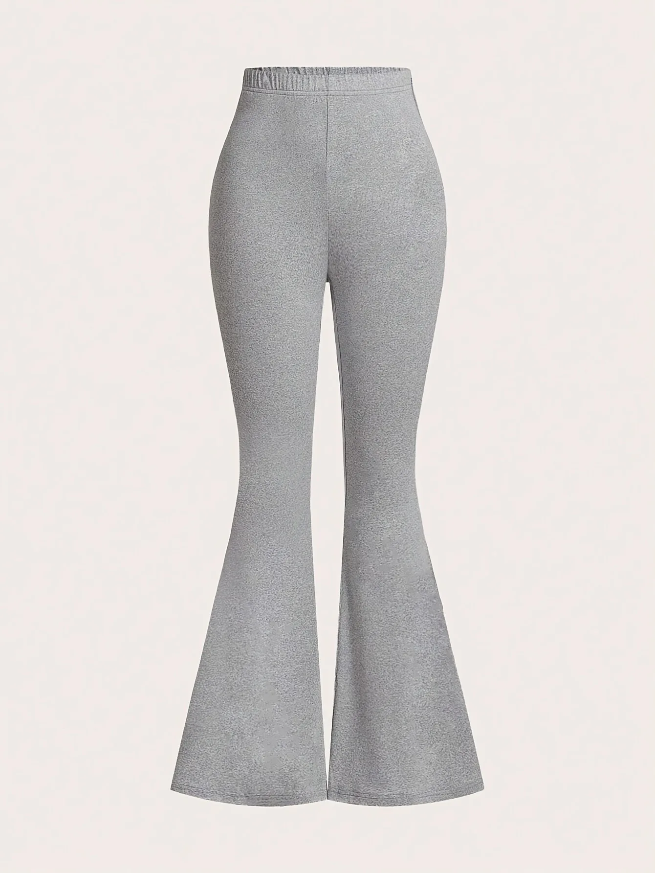 3er-Pack Casual-Schlaghosen für Mädchen, figurbetonte Strick-Schlaghosen mit hoher Taille für den Freizeitgebrauch zu Hause und leichte Sportaktivitäten – Detail 4