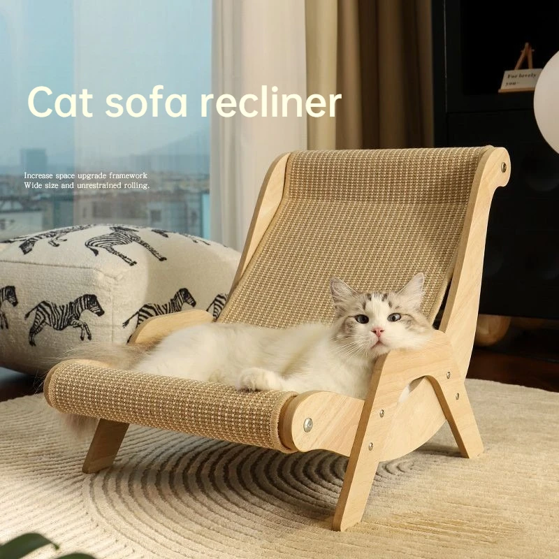 2 Größen Sisal Kratzbaum für Katzen, extra großes Katzenliege-Kratzbrett, Katzenhöhle, Haustierbedarf, Katzenzubehör