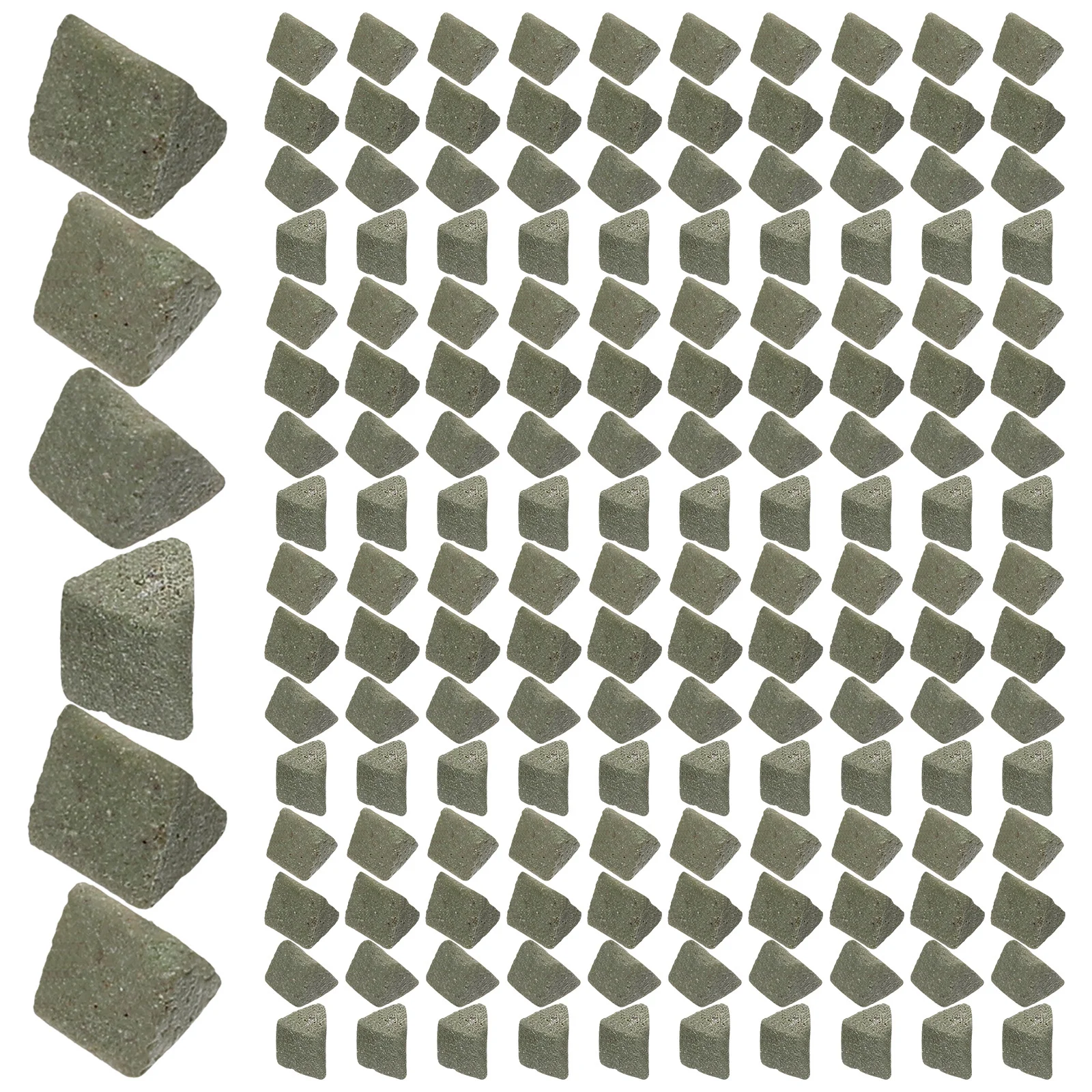 

1 Bag Silicon Carbide Triangle Abrasive for Tumbling Polishing Machine DIY Craft Gemstone Grinding Porcelain Vibratory Finishing