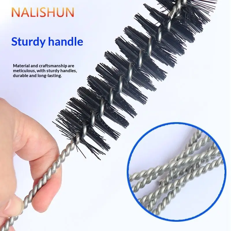 New 5pcs Car Air Door Carbon Deposit Cleaning Brush Stainless Steel  Engine Air Inlet Combustion Chamber Cylinder Brushes Tools