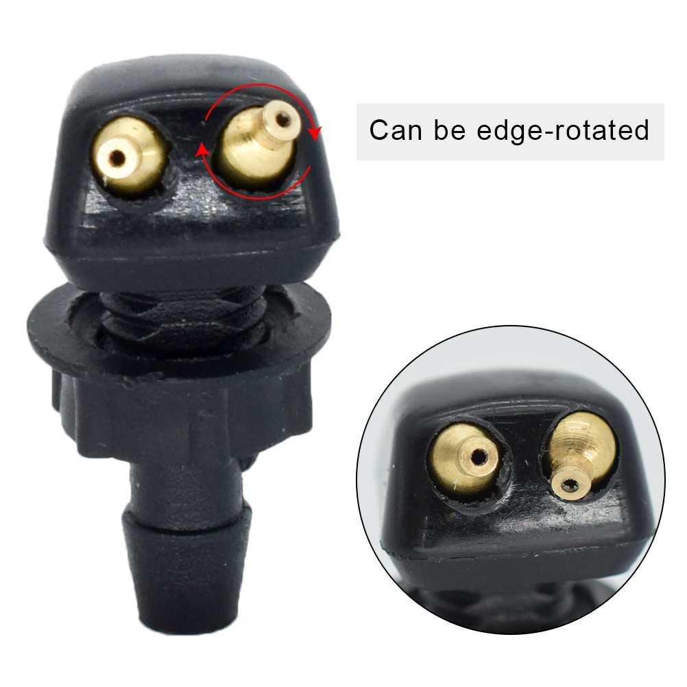 2 Pcs Car Water Spray Jet Nozzle for Renault Megane 2 3 Duster Logan Clio 4 3 Laguna 2 Sandero Scenic 2 Captur