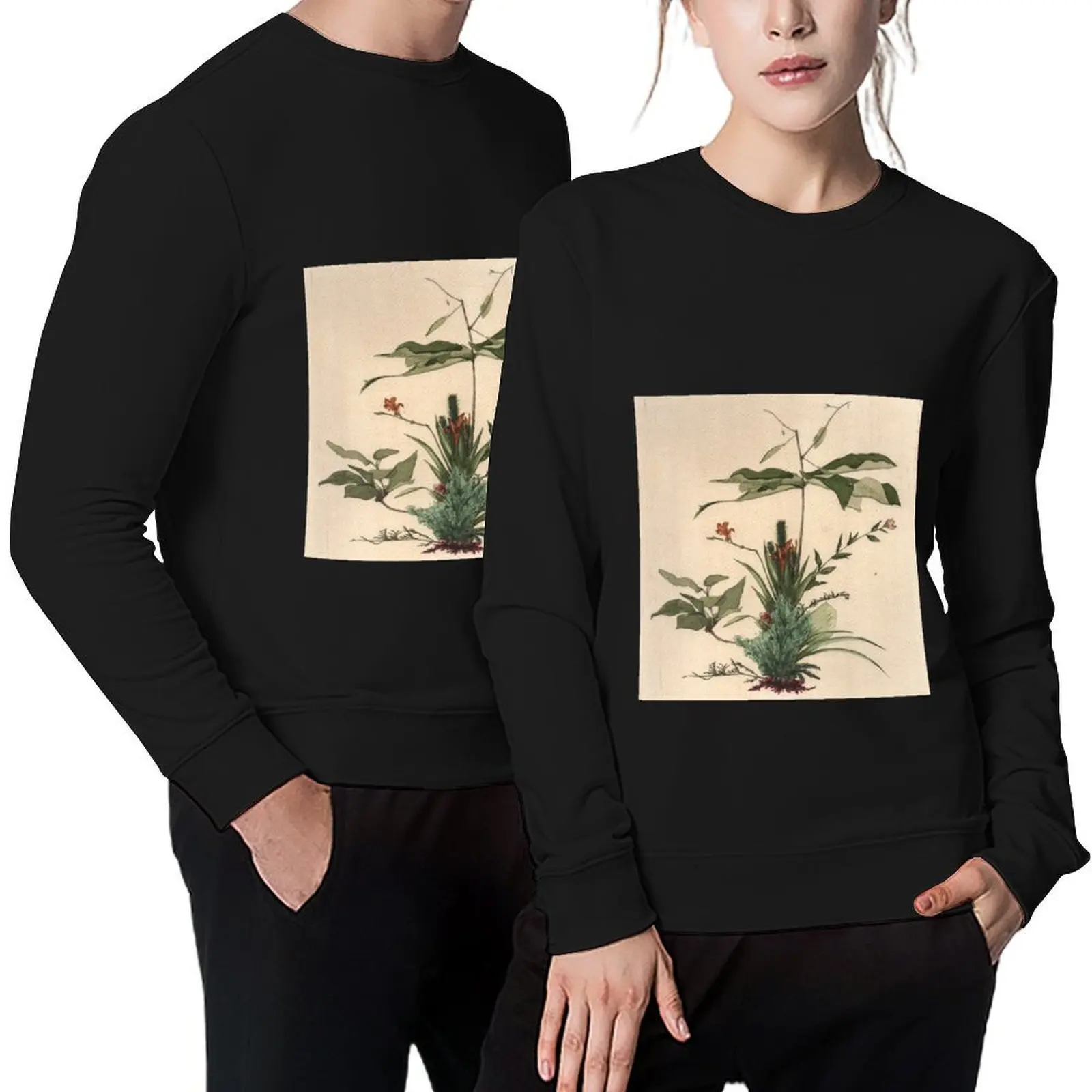 

Ikebana 01 Pullover korean clothes men's clothing anime clothing tracksuit new in hoodies & sweat-shirt