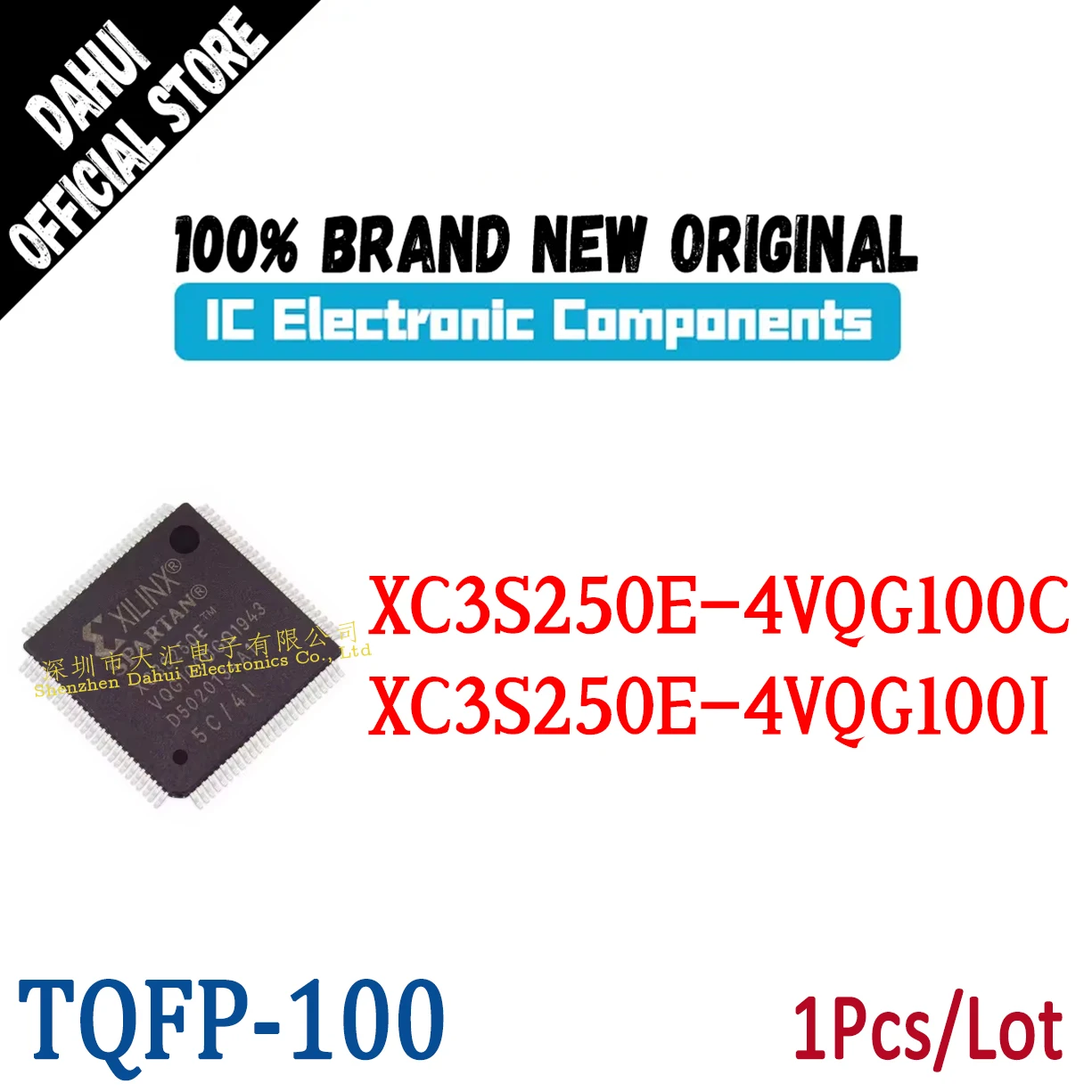 

XC3S250E-4VQG100C XC3S250E-4VQG100I QFP-100 Programmable logic chip IC new original