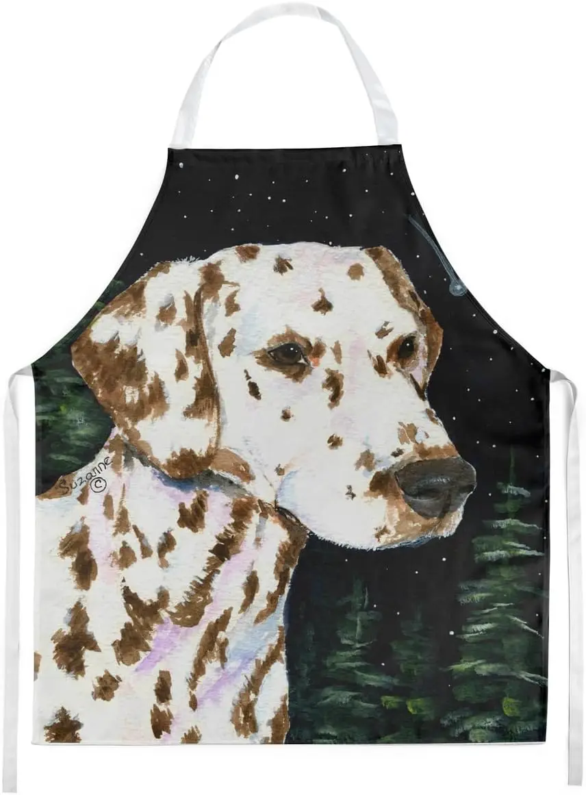 Tesouros de Caroline SS8518APRON Tablier dalmatien Nuit étoilée Taille L Multicolor