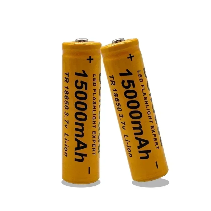 Dolidada-Lithium-ion Battery, 3.7V, 15000 mAh, 18650, recarregável, adequado para lanternas LED, produtos eletrônicos