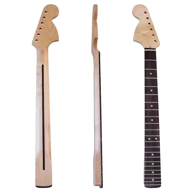 

ST 22nd fret 6 string left hand big head backhand handle Canadian maple Rosewood fingerboard electric guitar neck modified