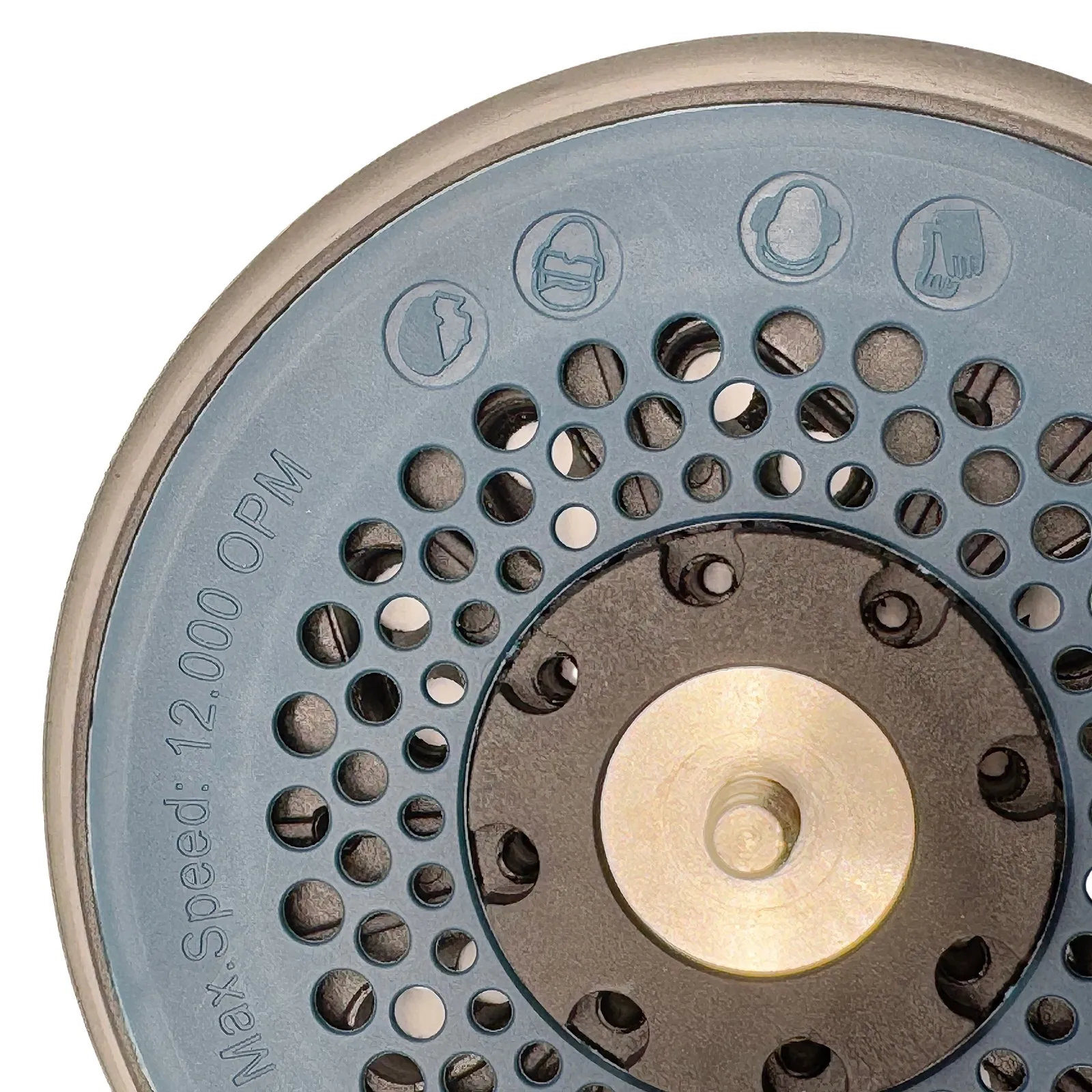 6 Zoll 49-Loch-Stützteller Polierscheibe Klett-Schleifplatte