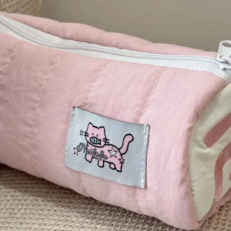 Kawaii Pink Cute Cake Astuccio per matite Borsa per cosmetici Borsa per cosmetici Cancelleria per studenti Materiale scolastico Ritorno a scuola