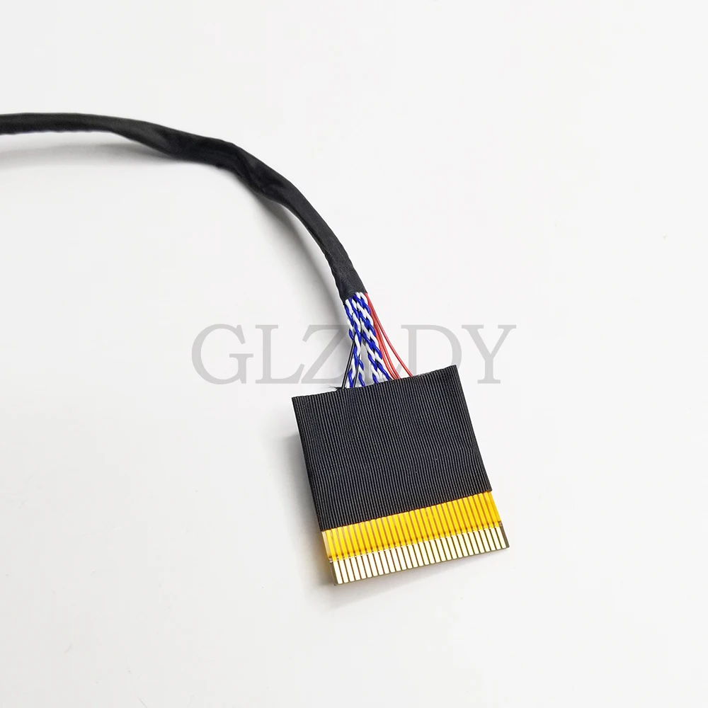 Кабель LVDS для CMO V216B1-L01 1366*768 LVDS 1 канал 8 бит 30P 1,0 шаг левая мощность FFC FPC Кабель ЖК-экрана Линейный провод 25 см