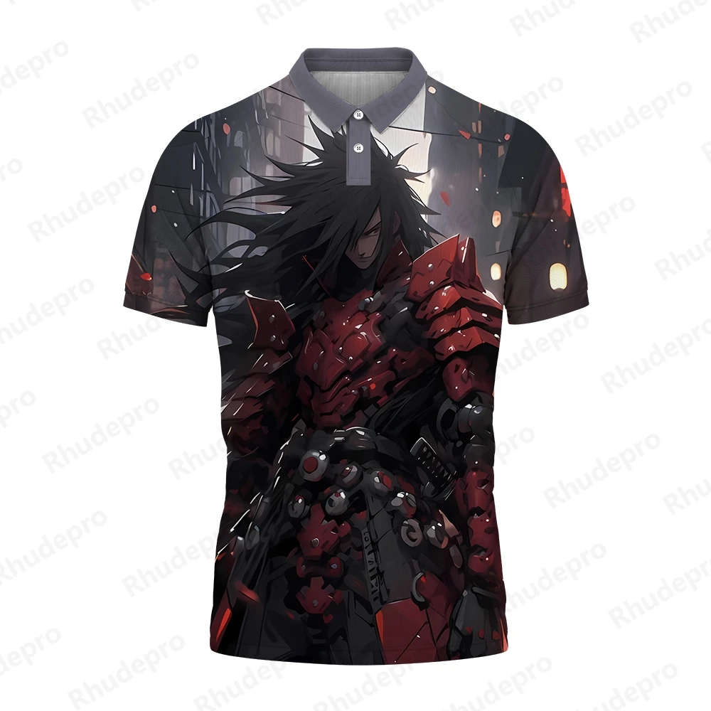 

Tops Streetwear Men's polo shirt Shirts Oversized Uchi Haba Short Sleeve 2024 Clothing Trend Anime Cosplay T-shirts Fashion