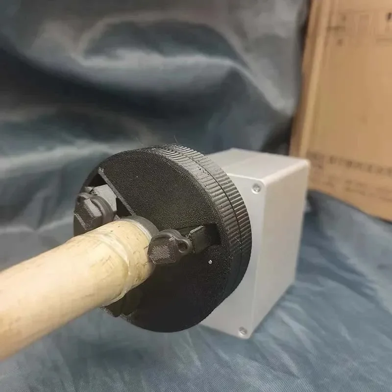 Portable Fishing Rod Winding Machine Adjustable 0–50RPM DIY Rod Building Epoxy Resin Spin Coating Machine for Fishing Rod Repair