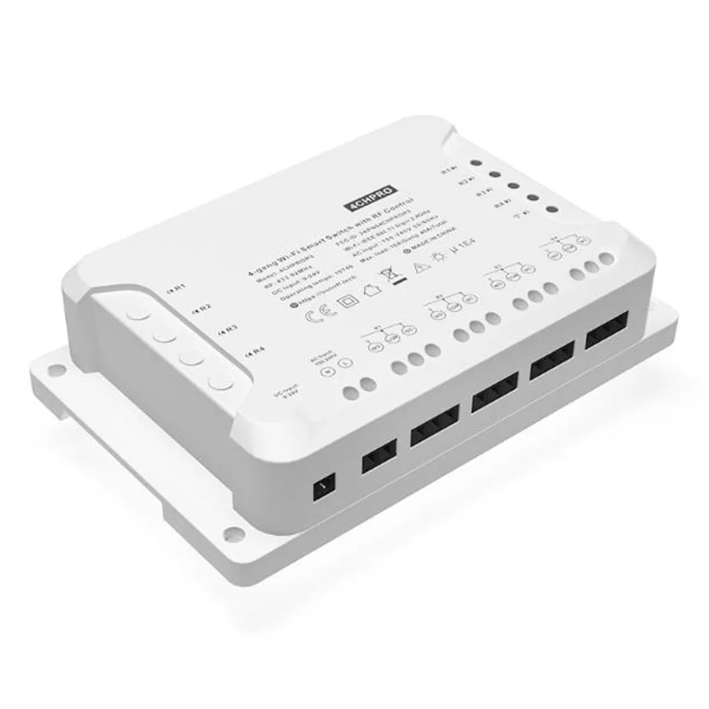 APP Controlled For Smart Switch Module for 4CH PRO R34CH R3 with Multiple Modes Including Interlocking and Inching