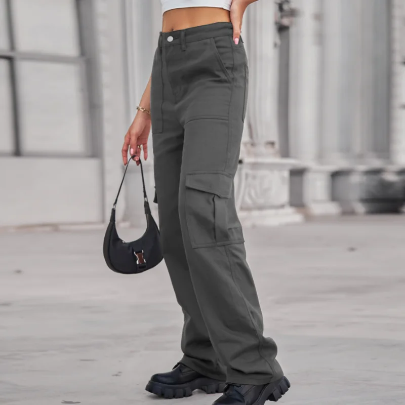 New Trend Denim Elasticated Trousers Women High Waisted Jeans Baggy Jeans Women