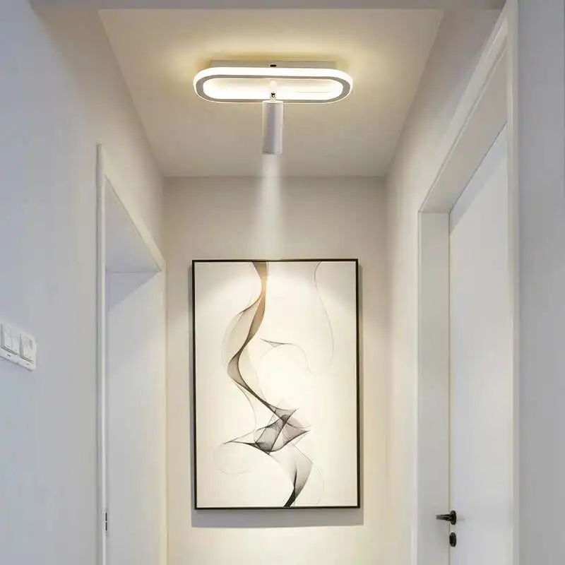 Acrylic LED Aisle Ceiling Chandelier For Hallway Corridor Kitchen Bedroom Dining Room Living Room Restaurant Indoor Home Light