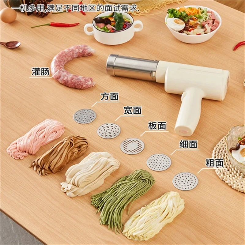 Multifunctional Noodle Machine Home Fully Automatic Wireless Handheld Commercial Portable Noodle Squeezing