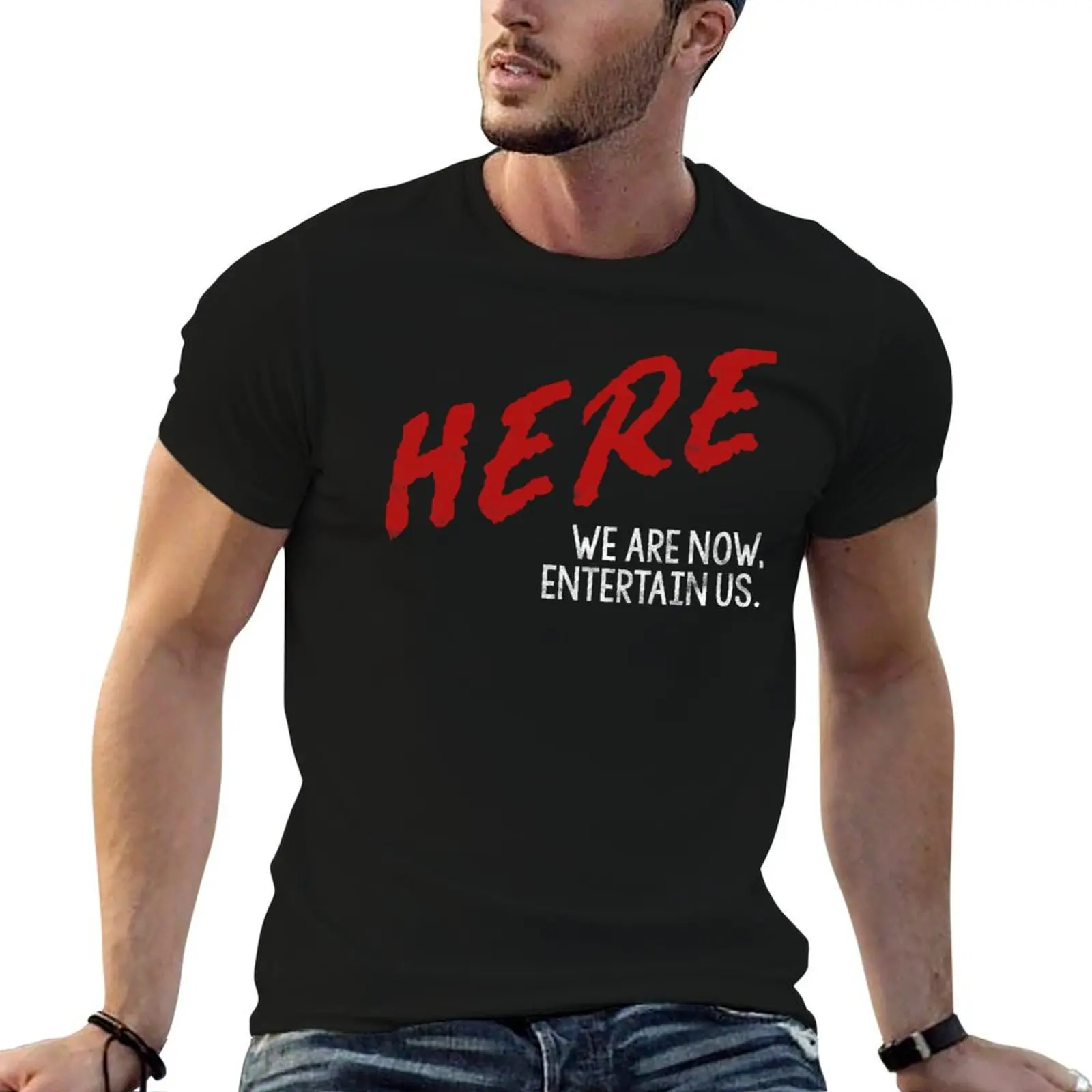 T-shirt graphique Dare To Keep Kids Off Grunge pour homme, t-shirts anime, t-shirts surdimensionnés, t-shirt 100% coton