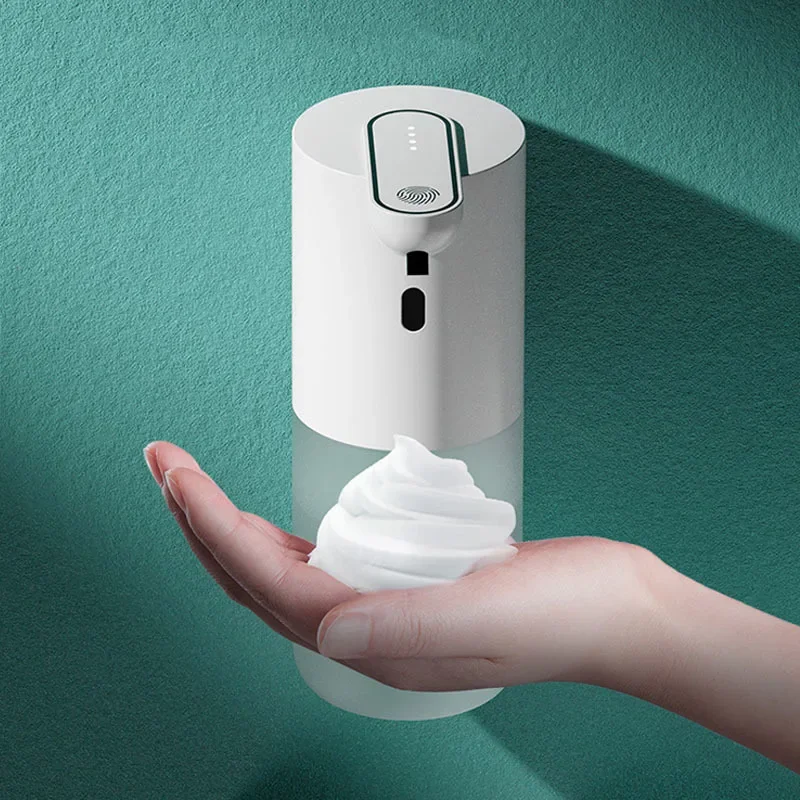 New P8 Automatic Foam Washing Mobile Phone Intelligent Soap Dispenser Alcohol Spray Hand Washing Machine Hanging Desktop