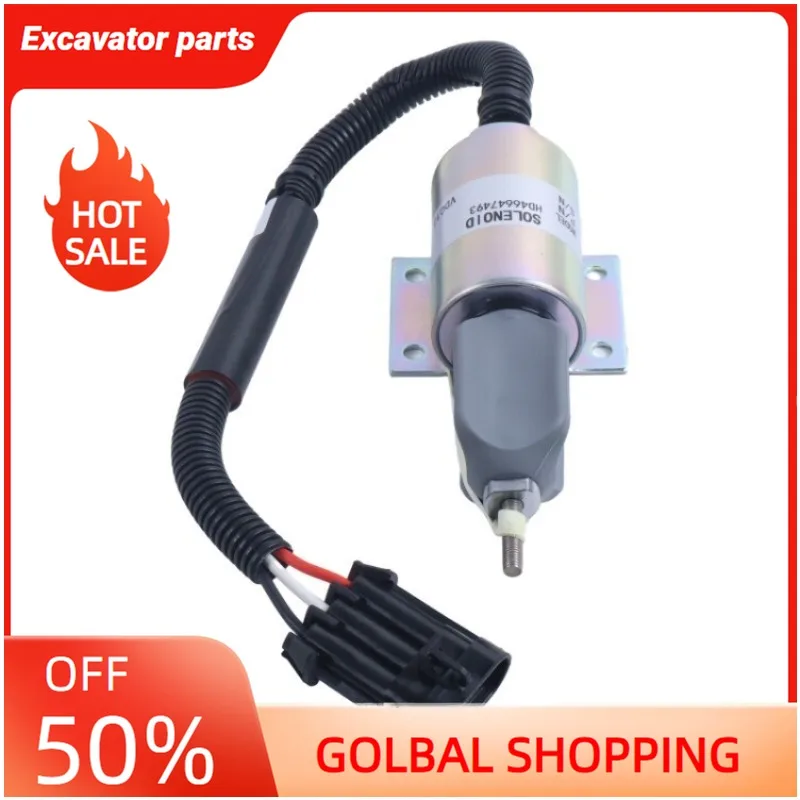 

Соленоид отключения подачи топлива для Ingersoll DD-130 Compactor B5.9C # 59009134 SA-4532-12