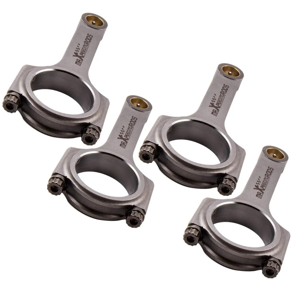 

MaXpeedingrods Connecting Rods Manufacture Performance 136mm Conrod Sport Con Rod H-Beam Bolts For VW Corrado G60 1.8L 4340 Rods